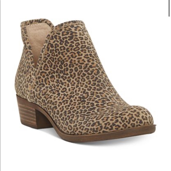 Lucky Brand Leopard Booties - Picture 1 of 1